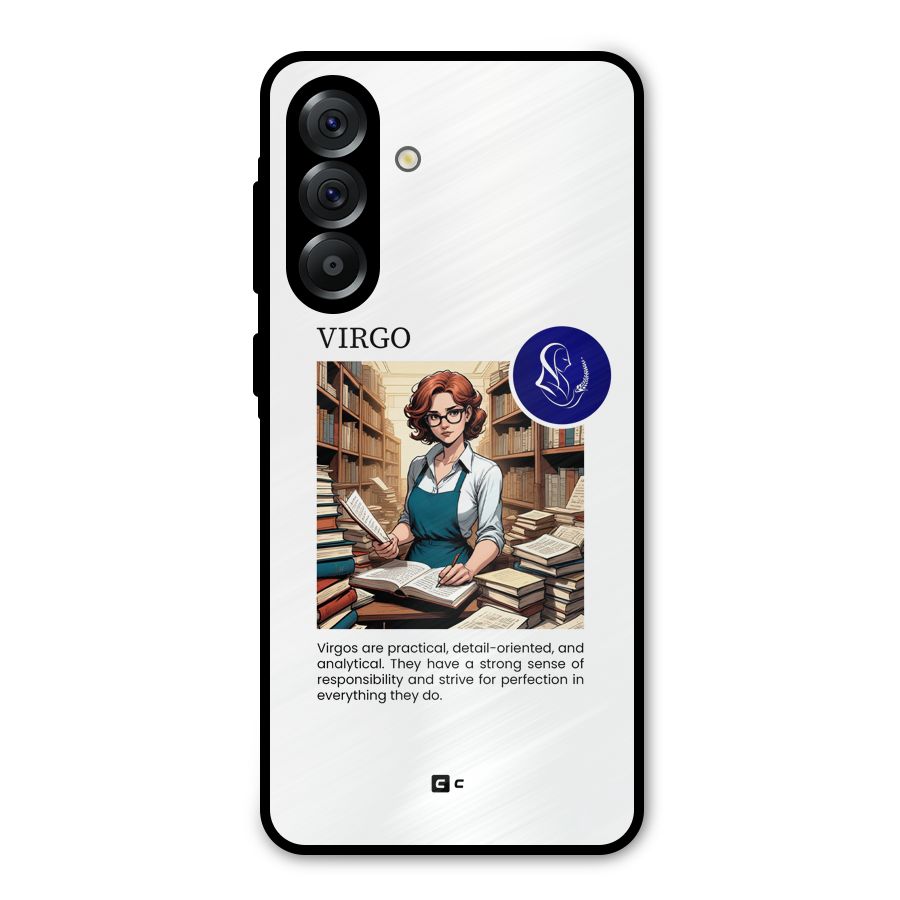 Valuable Virgo Metal Back Case for Galaxy A36