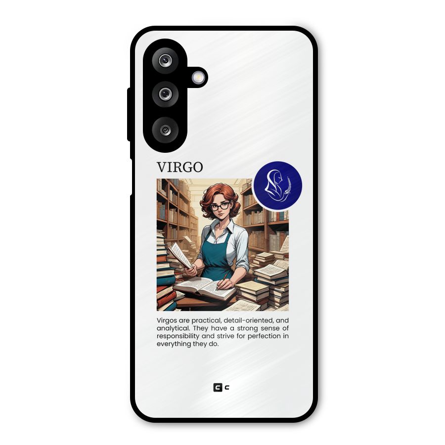 Valuable Virgo Metal Back Case for Galaxy M36
