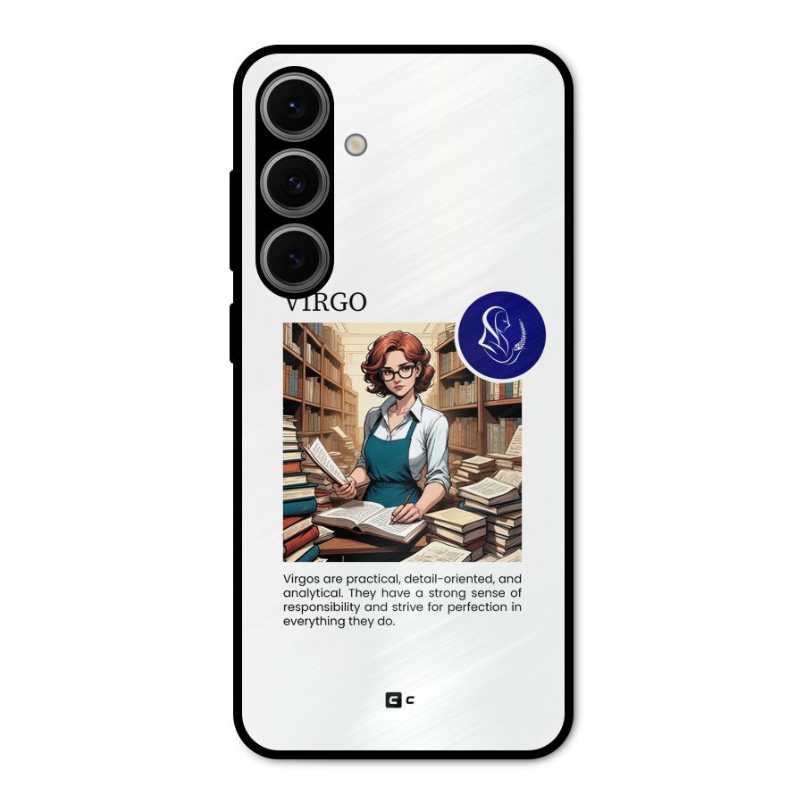 Valuable Virgo Metal Back Case for Galaxy S24 FE