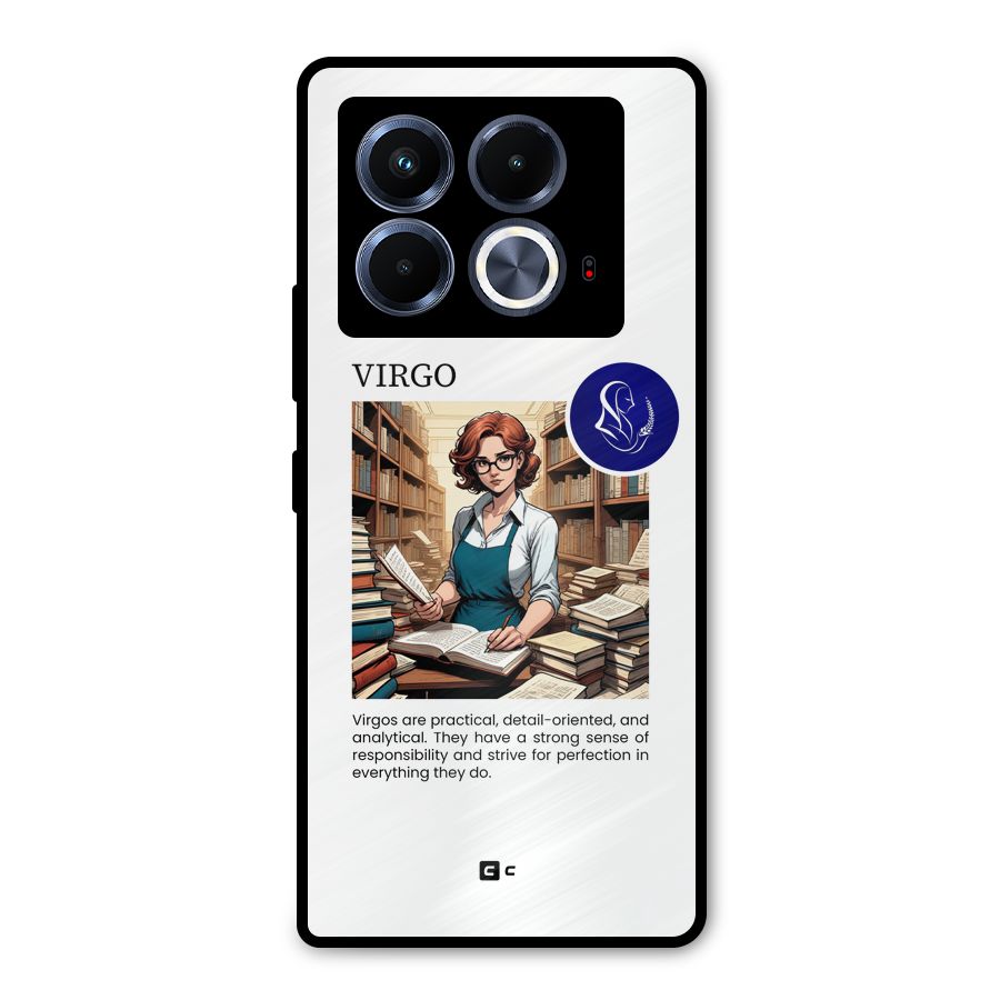 Valuable Virgo Metal Back Case for Infinix Note 40 5G