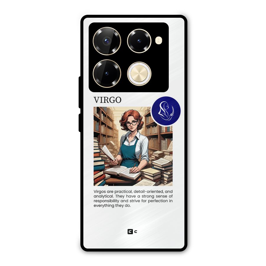 Valuable Virgo Metal Back Case for Infinix Note 40 Pro Plus