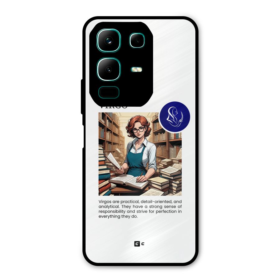 Valuable Virgo Metal Back Case for Infinix Note 50x