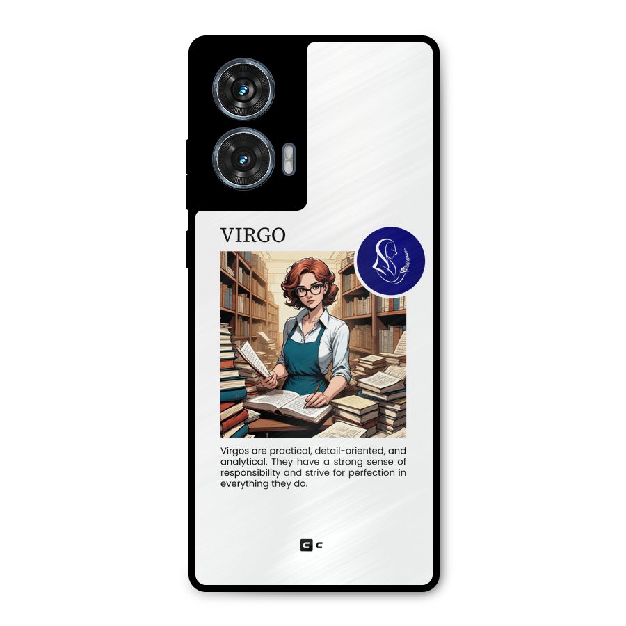 Valuable Virgo Metal Back Case for Motorola Edge 50 Fusion