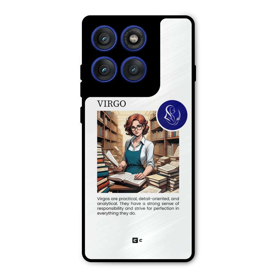 Valuable Virgo Metal Back Case for Motorola Edge 60 Pro
