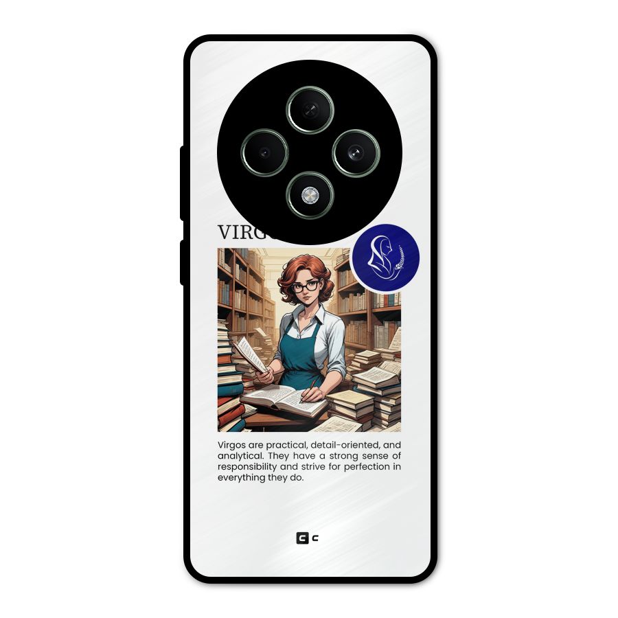 Valuable Virgo Metal Back Case for Oppo F27