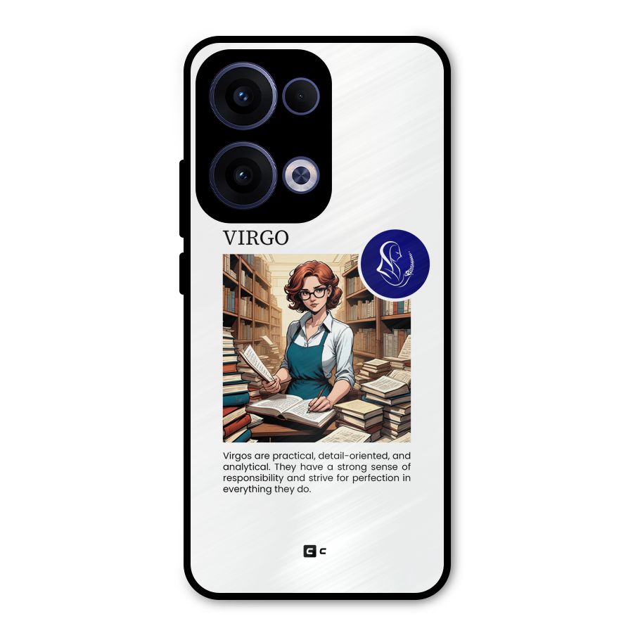Valuable Virgo Metal Back Case for Oppo Reno13