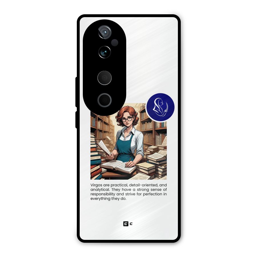 Valuable Virgo Metal Back Case for Vivo T3 Ultra