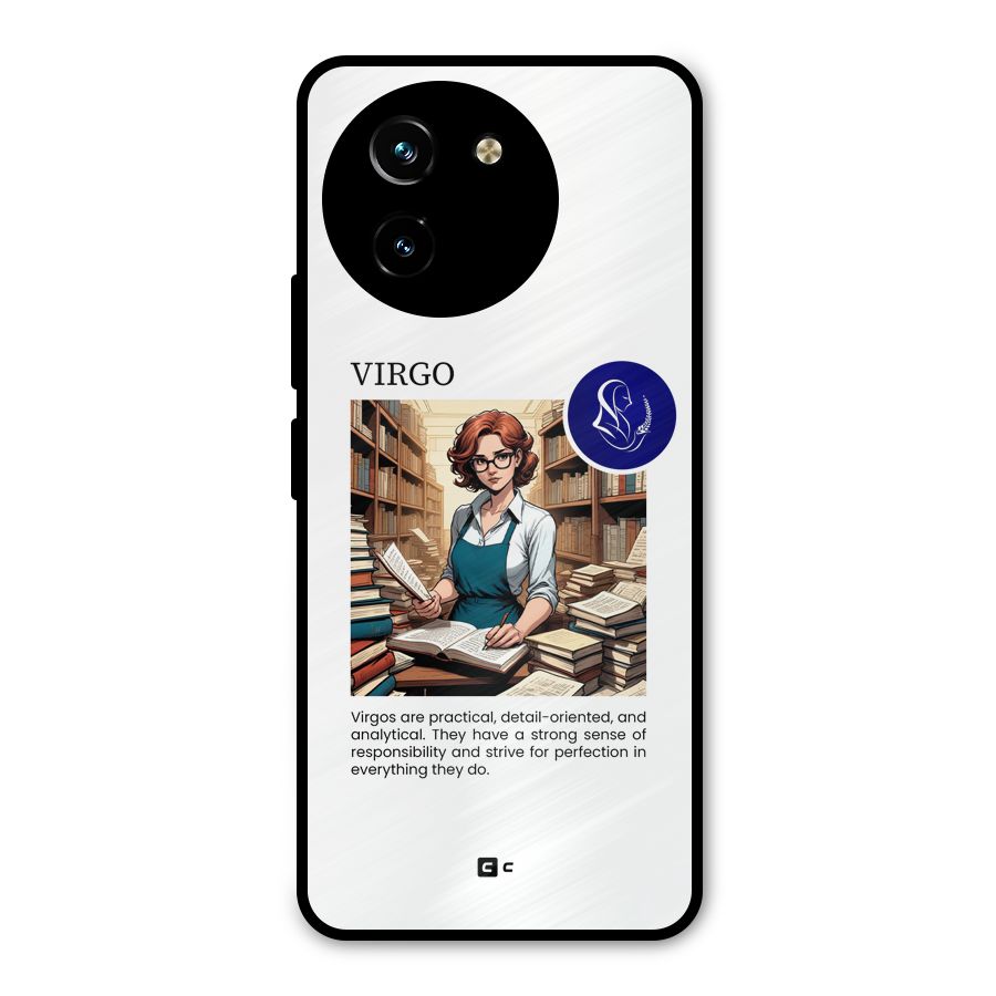 Valuable Virgo Metal Back Case for Vivo T3x