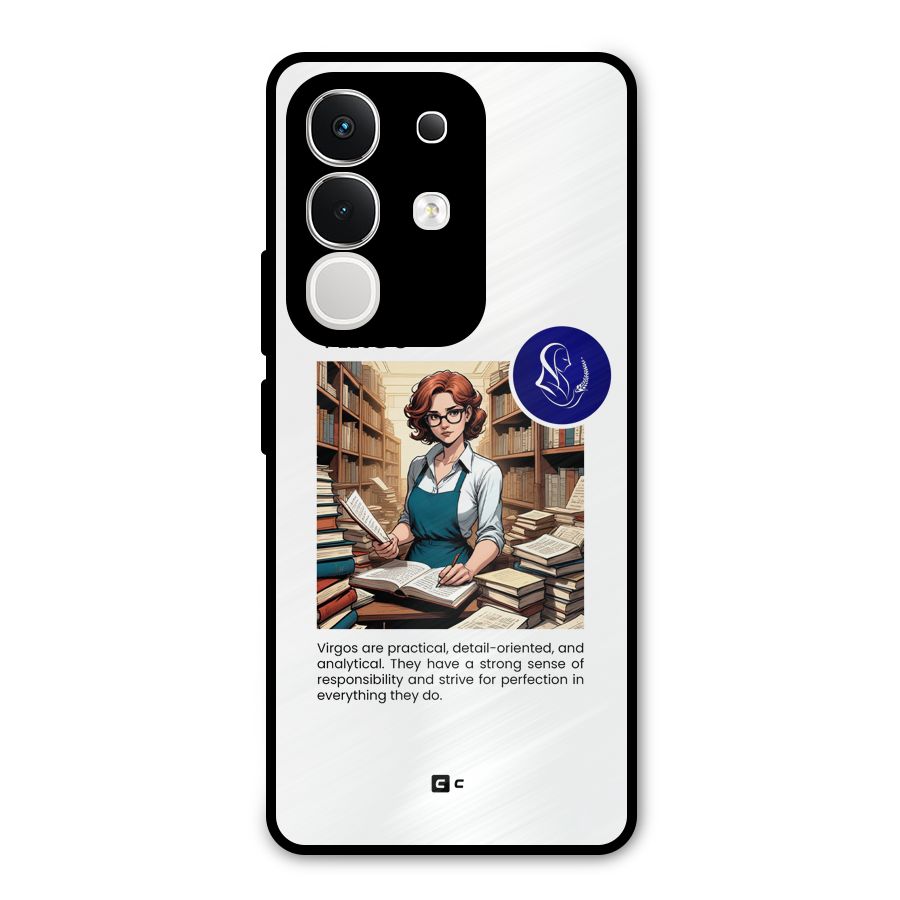 Valuable Virgo Metal Back Case for Vivo T4x