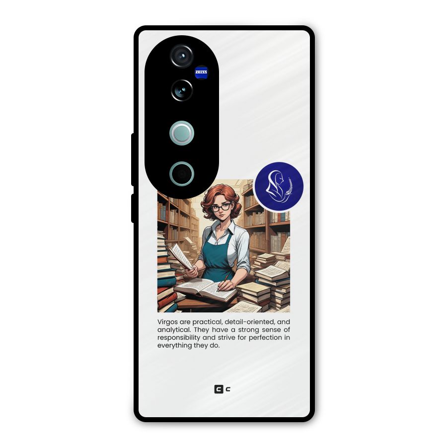 Valuable Virgo Metal Back Case for Vivo V40 Pro