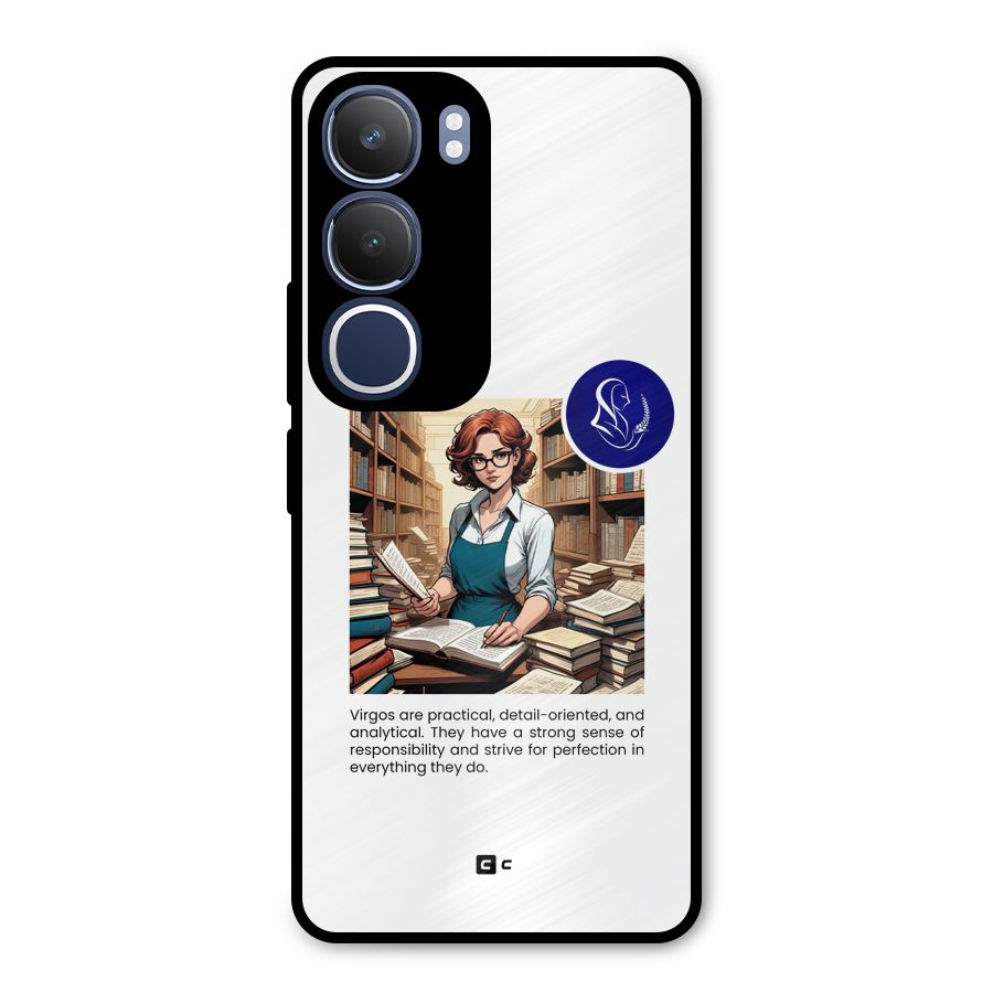 Valuable Virgo Metal Back Case for Vivo Y29