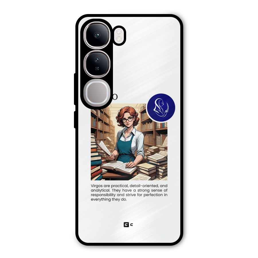 Valuable Virgo Metal Back Case for Vivo Y300