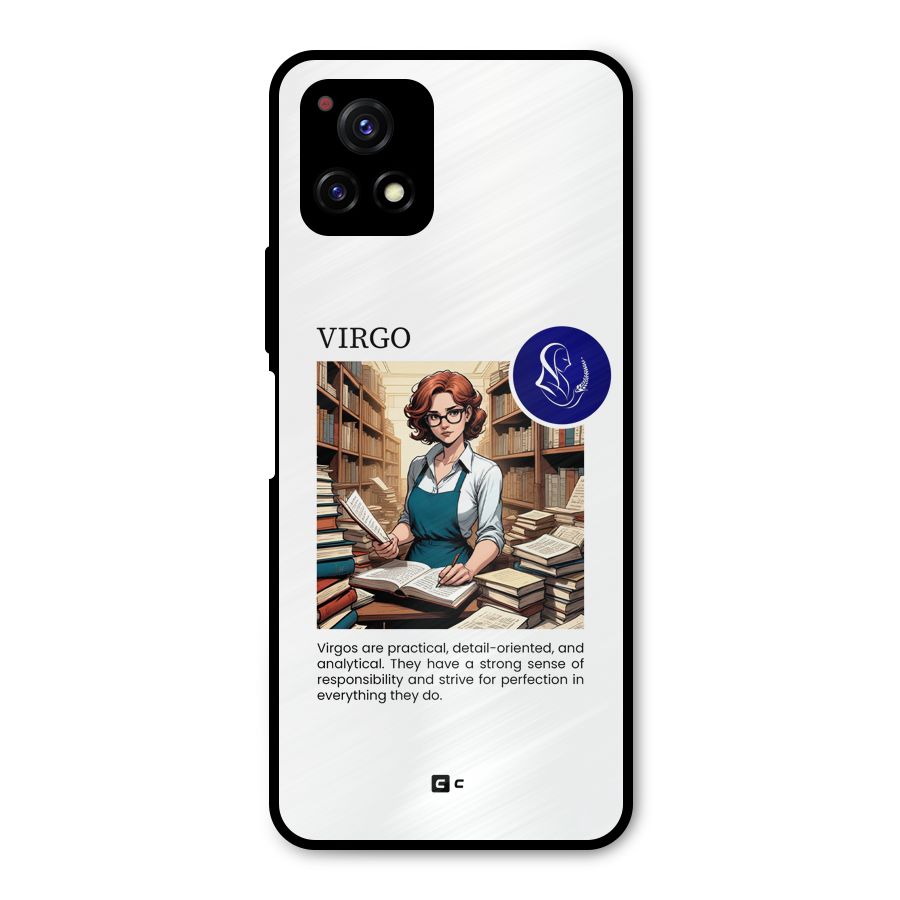 Valuable Virgo Metal Back Case for Vivo Y72 5G