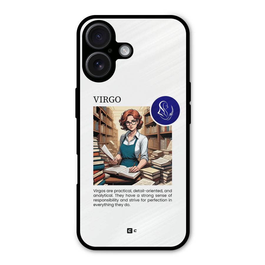 Valuable Virgo Metal Back Case for iPhone 16