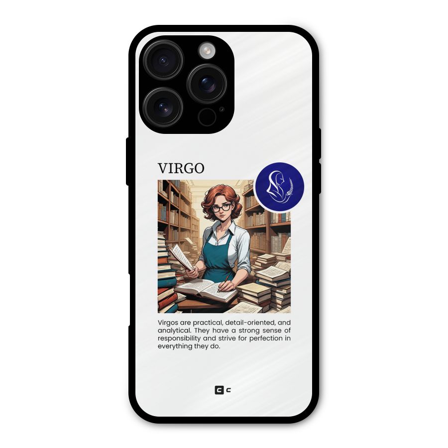 Valuable Virgo Metal Back Case for iPhone 16 Pro Max