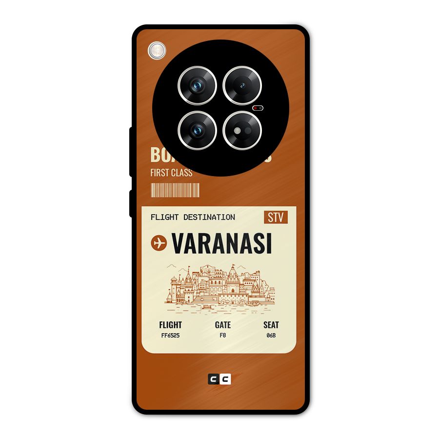 Varanasi Boarding Pass Metal Back Case for Infinix Zero 40 5G