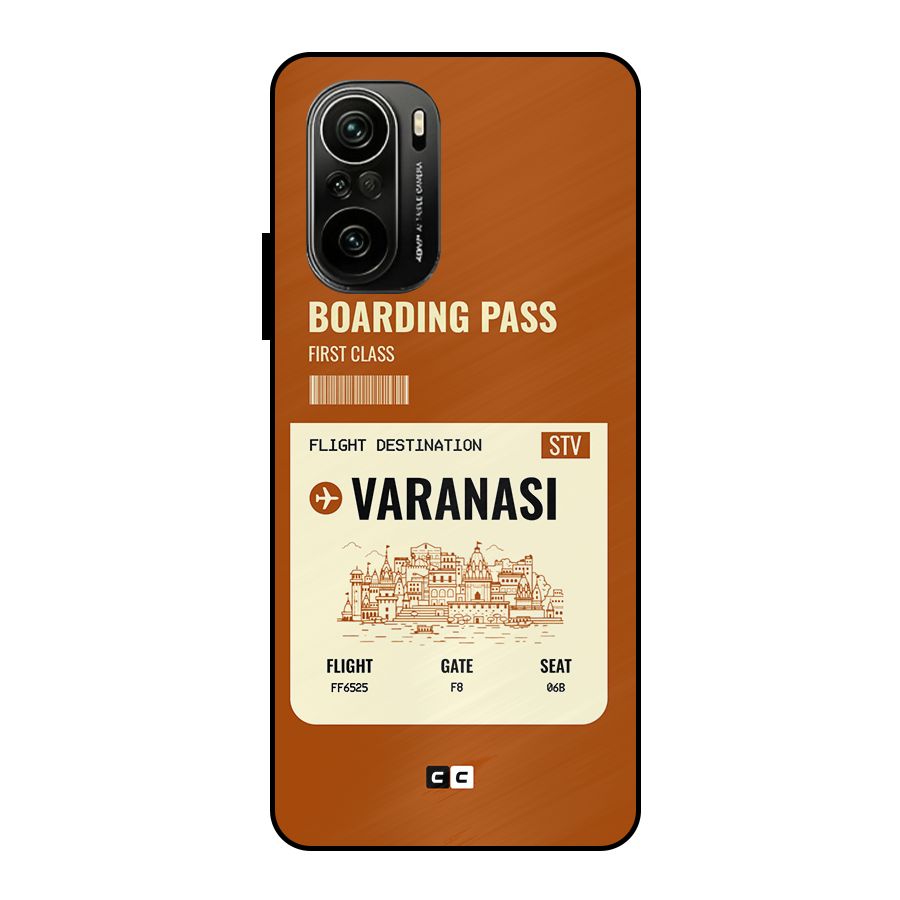 Varanasi Boarding Pass Metal Back Case for Mi 11x