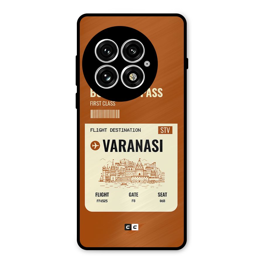 Varanasi Boarding Pass Metal Back Case for OnePlus 13