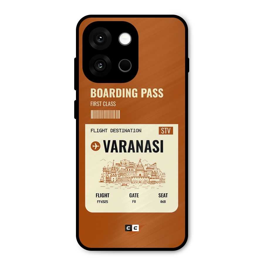 Varanasi Boarding Pass Metal Back Case for OnePlus 13s