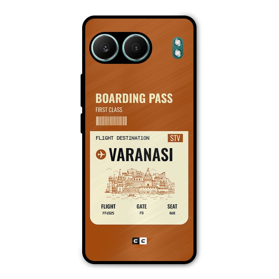 Varanasi Boarding Pass Metal Back Case for OnePlus Nord 4