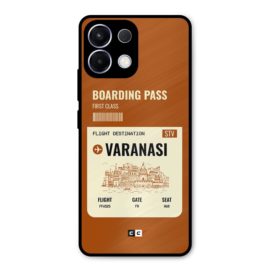 Varanasi Boarding Pass Metal Back Case for Oppo K13