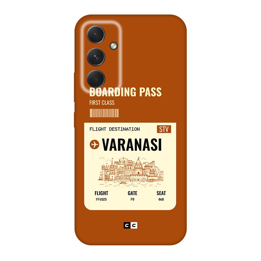 Varanasi Boarding Pass Original Polycarbonate Back Case for Galaxy A54