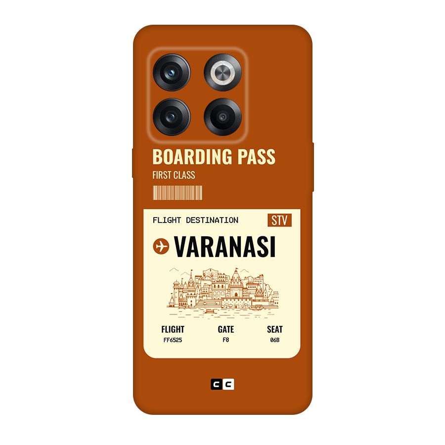 Varanasi Boarding Pass Original Polycarbonate Back Case for OnePlus 10T