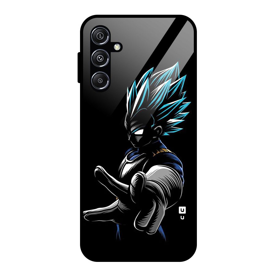 Vegeta Super Saiyan Glass Back Case for Galaxy M34 5G