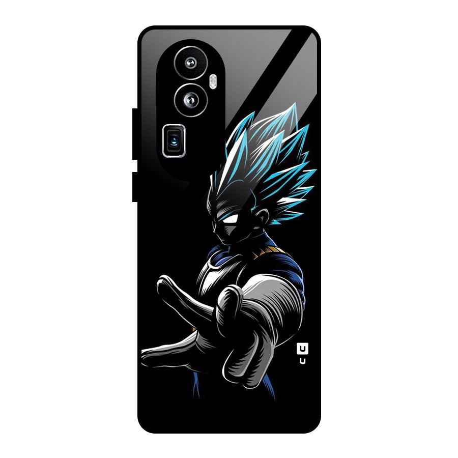 Vegeta Super Saiyan Glass Back Case for Oppo Reno10 Pro Plus
