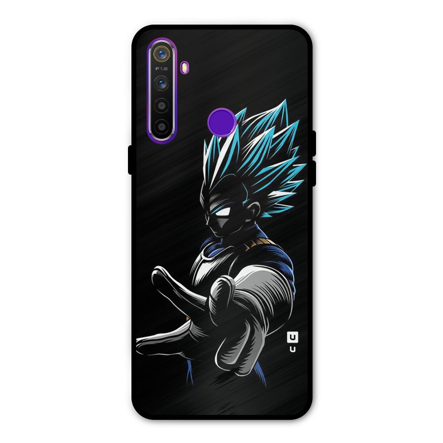 Vegeta Super Saiyan Glass Back Case for Realme 5s
