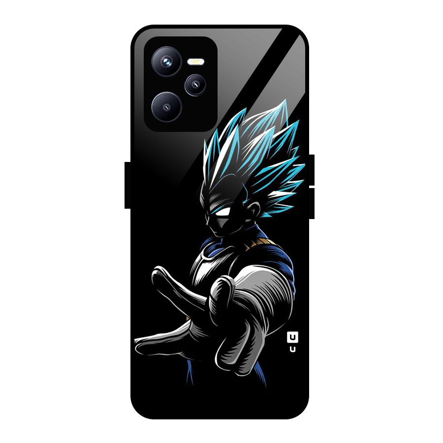 Vegeta Super Saiyan Glass Back Case for Realme C35