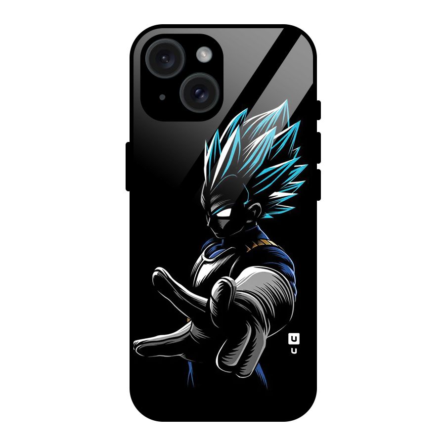 Vegeta Super Saiyan Glass Back Case for iPhone 15