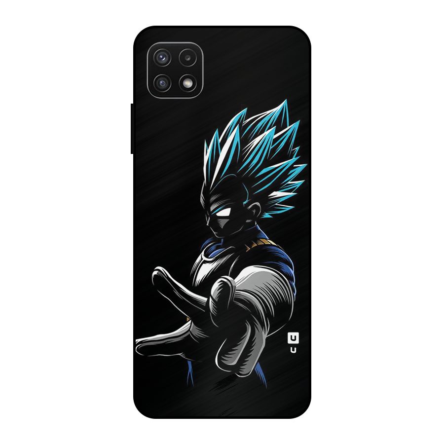Vegeta Super Saiyan Metal Back Case for Galaxy A22 5G