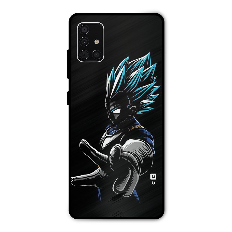 Vegeta Super Saiyan Metal Back Case for Galaxy A51