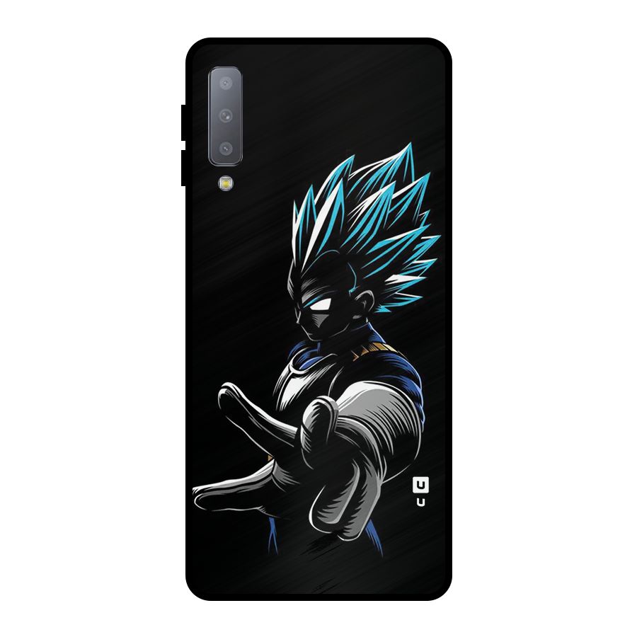 Vegeta Super Saiyan Metal Back Case for Galaxy A7 (2018)