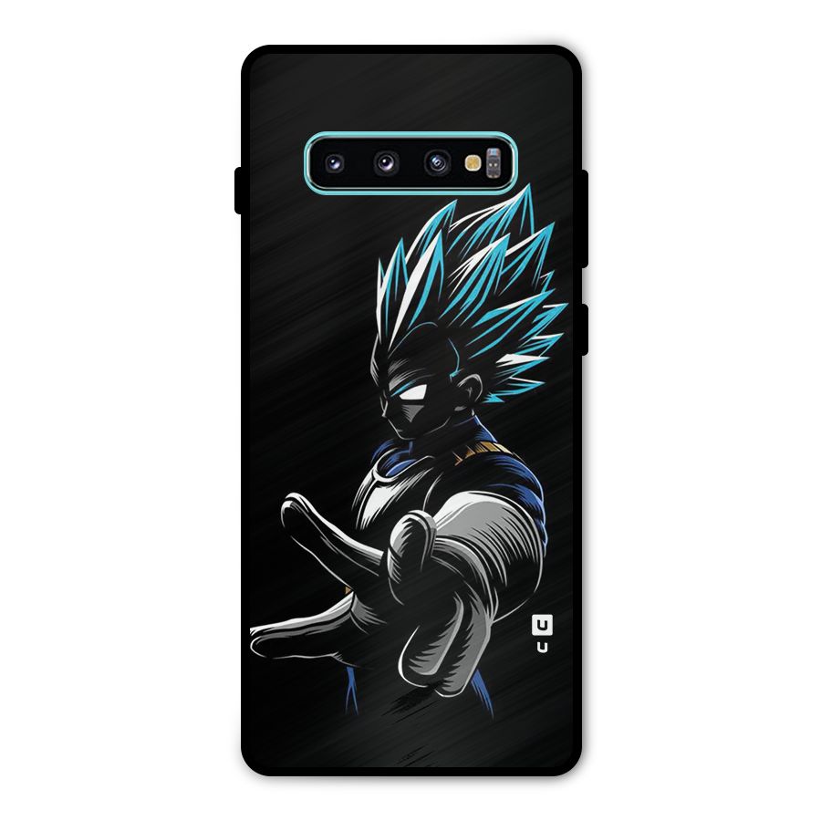 Vegeta Super Saiyan Metal Back Case for Galaxy S10 Plus