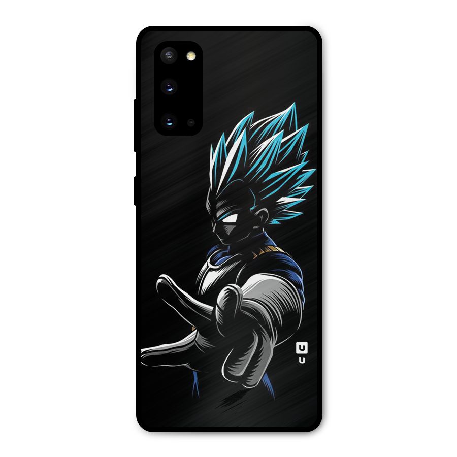 Vegeta Super Saiyan Metal Back Case for Galaxy S20