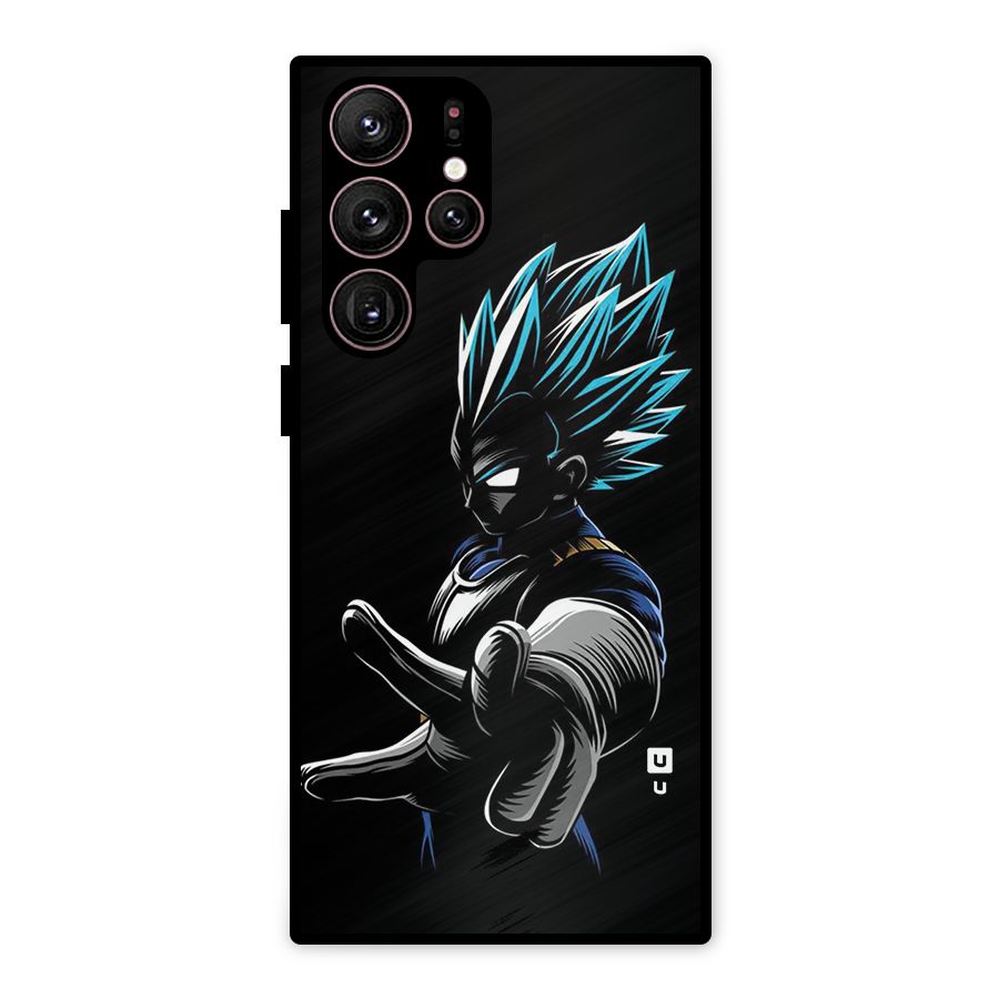 Vegeta Super Saiyan Metal Back Case for Galaxy S22 Ultra 5G