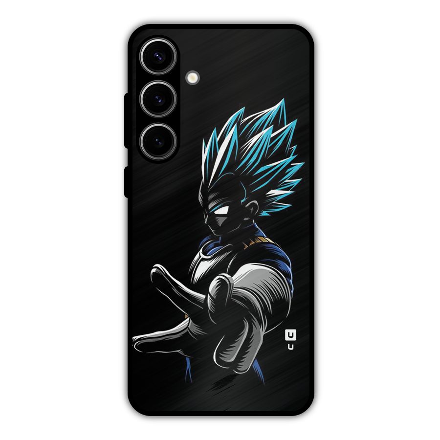 Vegeta Super Saiyan Metal Back Case for Galaxy S24 Plus