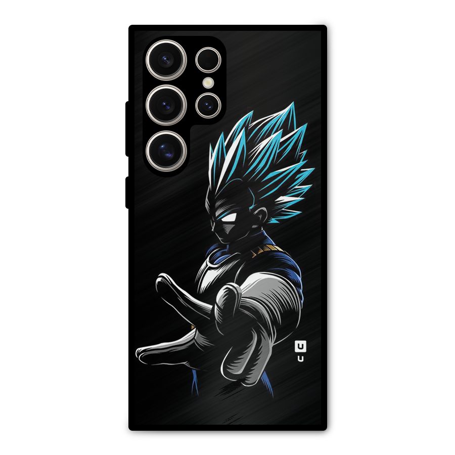 Vegeta Super Saiyan Metal Back Case for Galaxy S24 Ultra