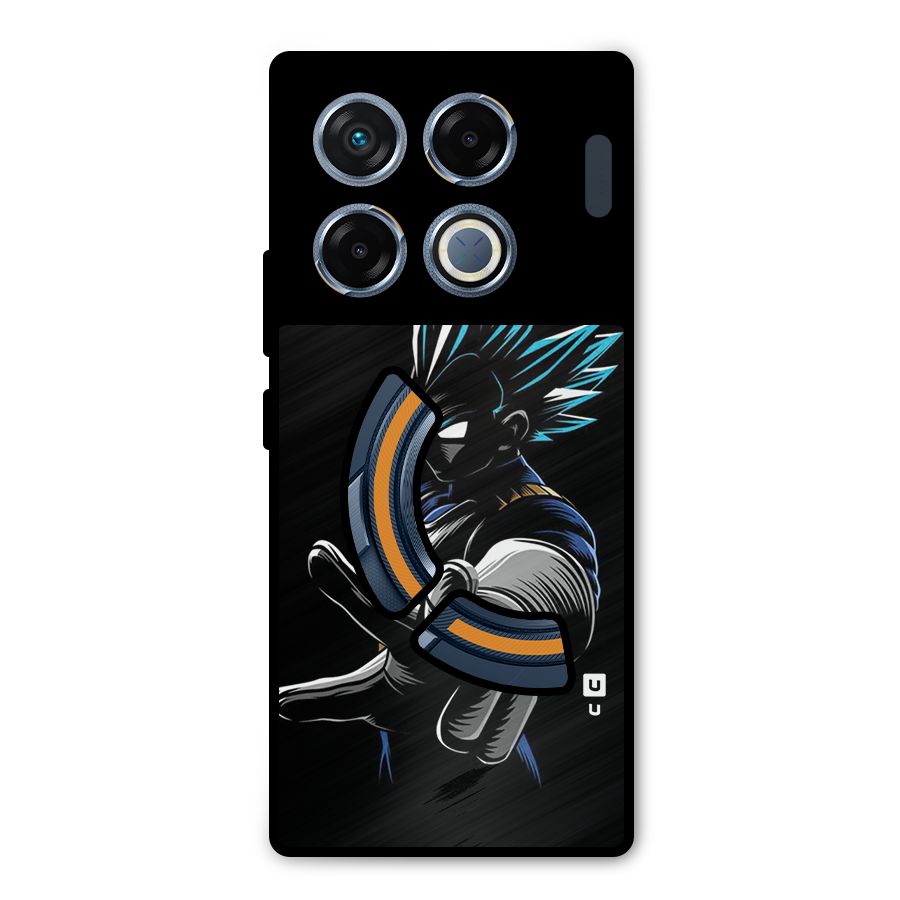 Vegeta Super Saiyan Metal Back Case for Infinix GT 20 Pro
