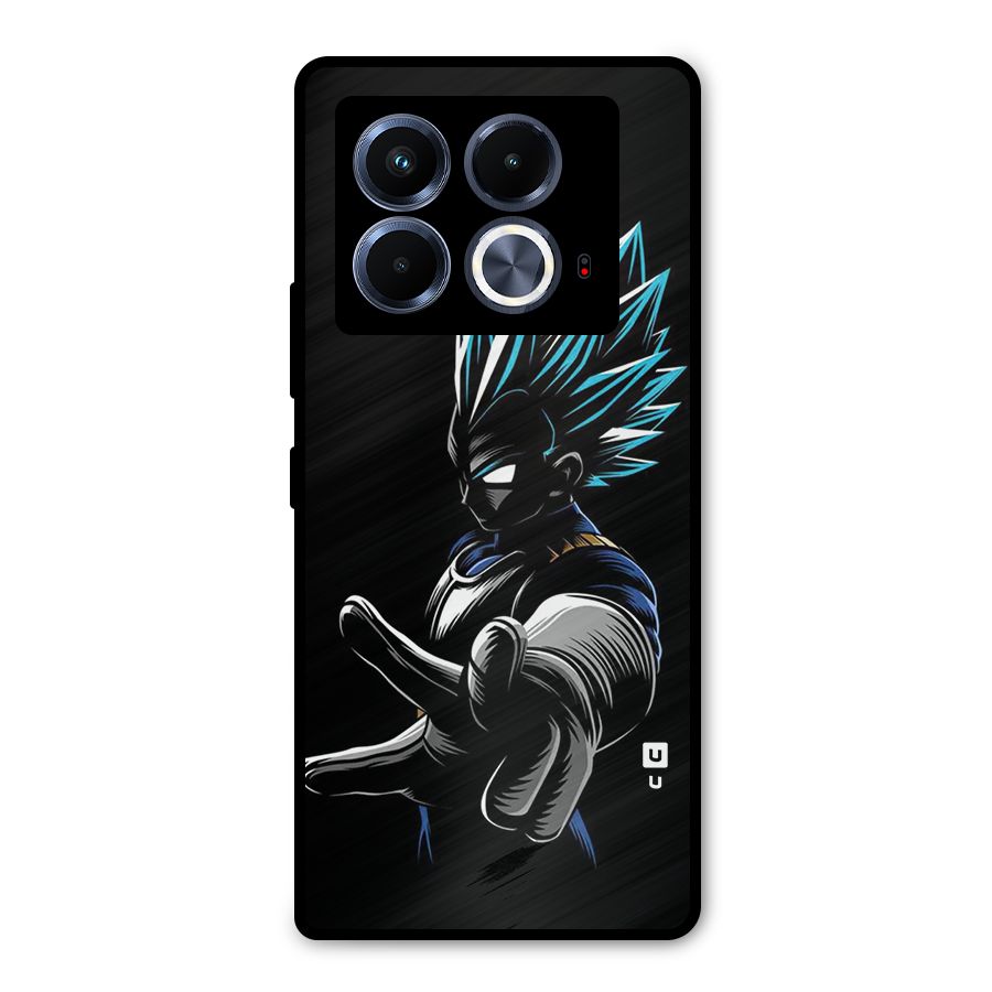 Vegeta Super Saiyan Metal Back Case for Infinix Note 40 5G