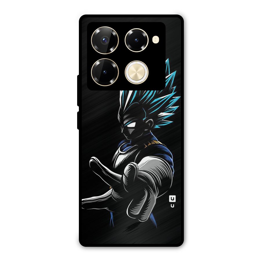 Vegeta Super Saiyan Metal Back Case for Infinix Note 40 Pro Plus