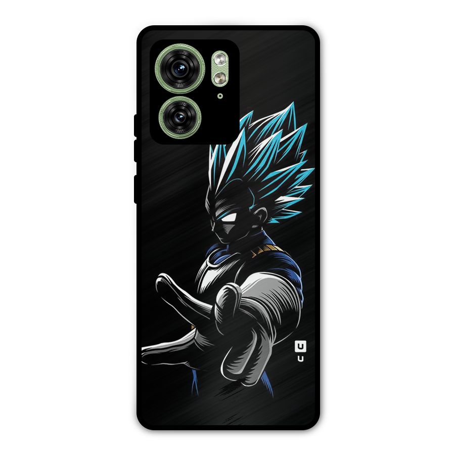Vegeta Super Saiyan Metal Back Case for Motorola Edge 40 5G