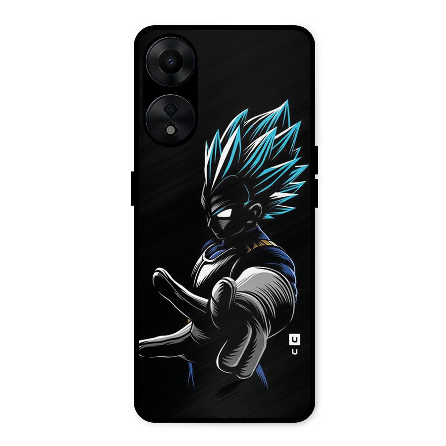 Vegeta Super Saiyan Metal Back Case for Oppo A78 5G
