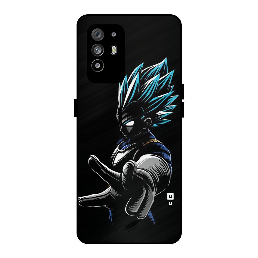 Vegeta Super Saiyan Metal Back Case for Oppo F19 Pro Plus 5G