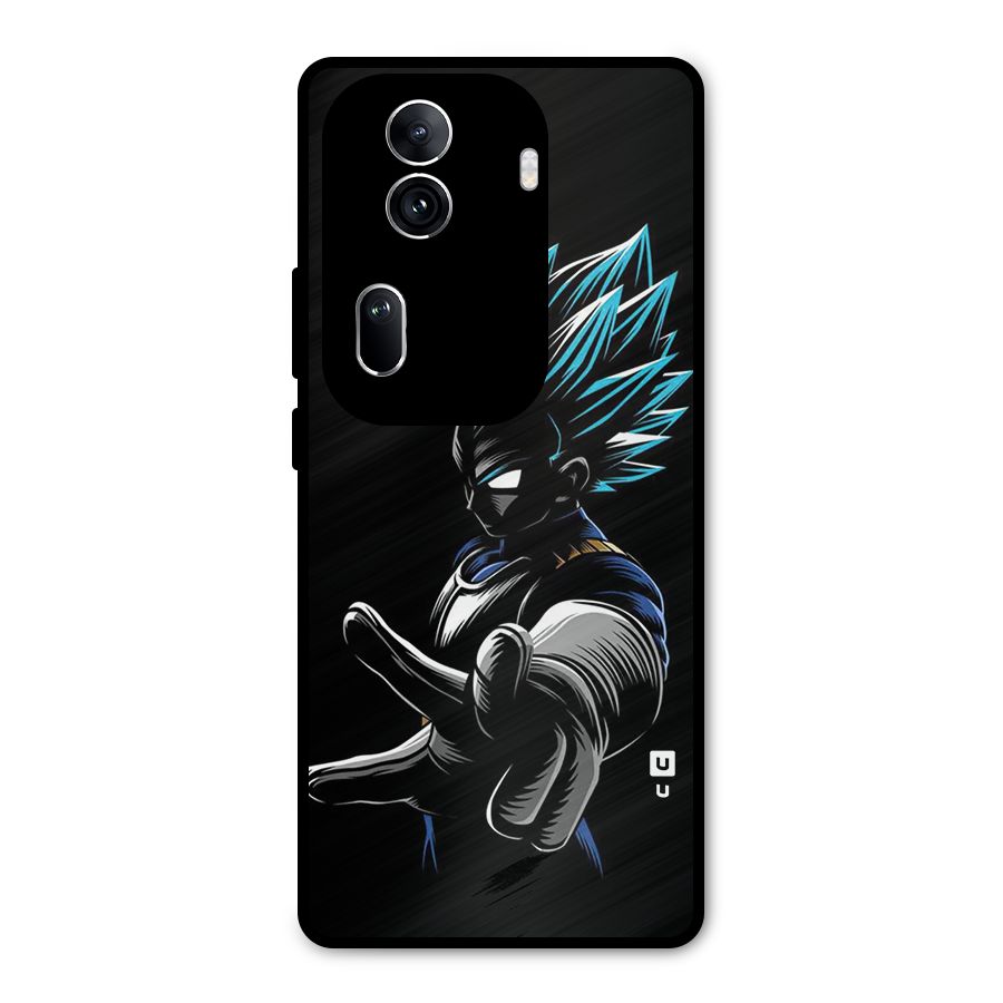 Vegeta Super Saiyan Metal Back Case for Oppo Reno11 Pro 5G