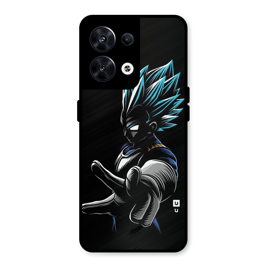 Vegeta Super Saiyan Metal Back Case for Oppo Reno8 5G