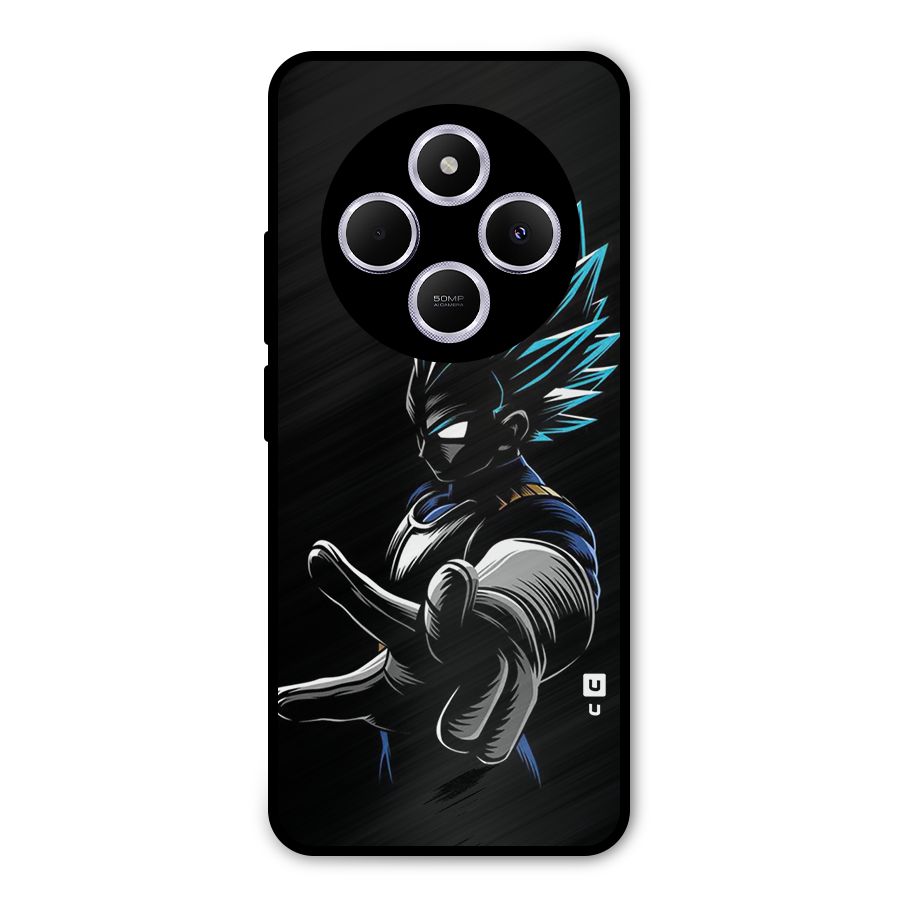 Vegeta Super Saiyan Metal Back Case for Poco C75 5G