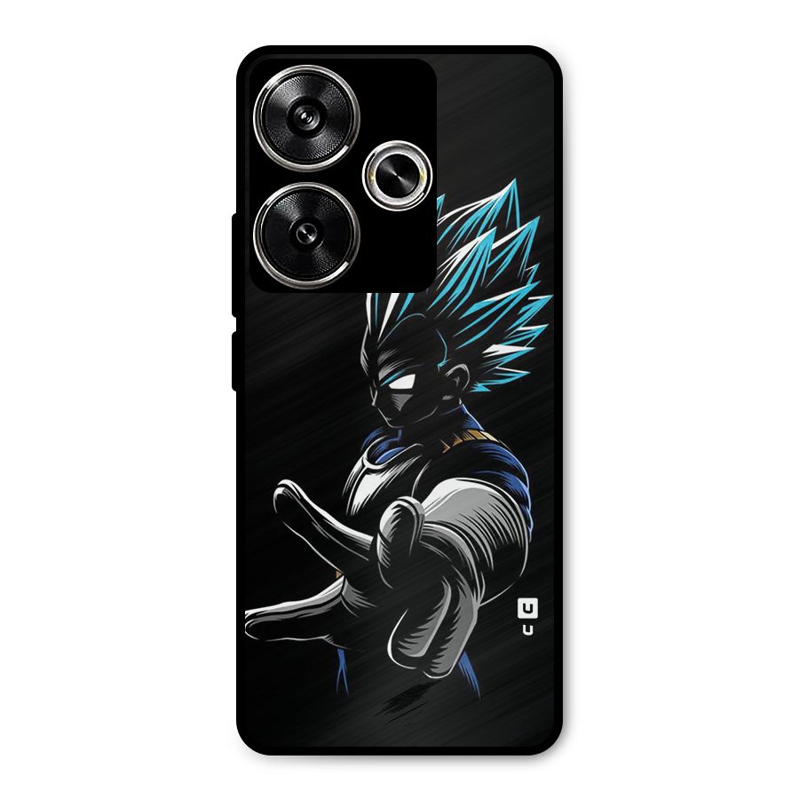 Vegeta Super Saiyan Metal Back Case for Poco F6